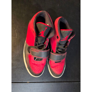 NIKE Mens Air Jordan Flight Club 90s Retro Basketball Sneakers SZ 13 Red/Black